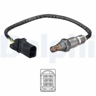 Delphi Lambdasonde vor Katalysator Fiat Ducato 250 ES21314-12B1