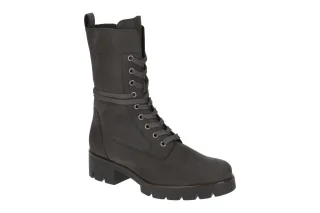 Gabor 31.712.18 Damen Stiefeletten grau pepper, BEST FITTING, Echtleder Nubuck