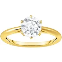 THOMAS SABO Fingerring Schmuck Silber 925 Ring Solitär, mit Zirkonia (synth)