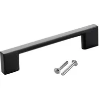 SO-TECH® Möbelgriff Bügelgriff Blackline XII schwarz matt - inkl. Schrauben (1-St), Schubladengriff Schrankgriff Bohrlochabstand (BA) 96 mm