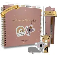 Mama Poppins Germany Tagebuch Babyalbum Mein 1. Jahr zum Ausfüllen, Babytagebuch