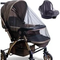 Venicce Love Kinderwagen-Insektenschutz Babywagen Mückennetz, Moskitonetz für Buggy - 1 Stück / Schwarz (1 St), Schutz vor Insekten, wie Mücken, langlebiges Moskitonetz