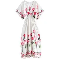 B by Ted Baker Strandkleid B by Ted Baker Touch of Linen Poncho Blumenmuster (1-tlg)