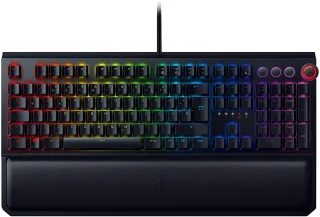 Razer BlackWidow Elite (Orange Switch) - Gaming Tastatur mit mechanischen Schaltern (Taktil & leise Handballenauflage RGB Chroma Beleuchtung) QWERTZ | DE-Layout Schwarz