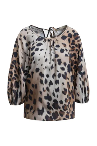 Smith&Soul - Gathered Necl Blouse w Short Volant Slv - Gr. - S
