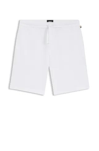 BOSS Menswear Black - Waffle Shorts White - Gr. - XXL