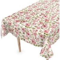 ANRO Tischdecke Wachstuchtischdecke Gartentischdecke Wachstischdecke (Einzelstück 1-tlg), Glatt 140x100cm wasserabweisend