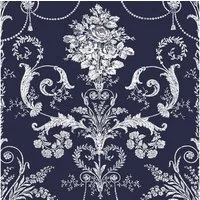 LAURA ASHLEY Vliestapete Josette, gemustert, FSC® zertifiziert, mit lebhaftem Druck, 10 Meter Länge