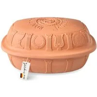 RÖMERTOPF Bräter 50 Jahre JUBILÄUM Bräter, 5 Liter, Keramik, Keramik (Set, Terracotta), antihaft