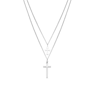 Luxenter-Halskette mit Rhodium abgeschlossen – Frikca