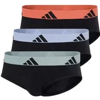 adidas Sportswear Slip Active Flex Cotton (3er Pack) elastisch, Logo-Bund, scheuerfreies Tragegefühl, ohne Eingriff