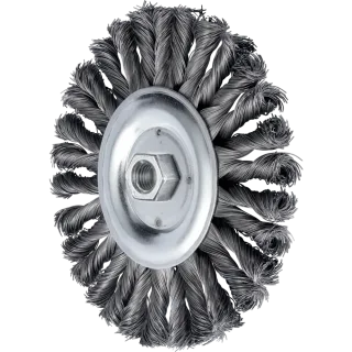 PFERD TOOLS POS COMBITWIST Rundbürste gezopft RBG HD Ø 150x13 mm M14 Stahl-Draht-Ø 0,50mm - 43317030