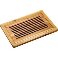 KESPER® Schneidebrett Tranchierbrett, Akazie, FSC, Massivholz, (1-St), abnehmbares Schneidrost