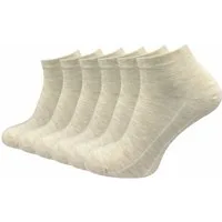 GAWILO Kurzsocken für Damen - Quartersocken in weiß und schwarz - ohne drückende Naht (6 Paar) Schaft etwas länger als bei einer Sneaker Socke, daher kein rutschen