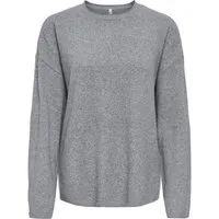 ONLY Strickpullover ONLLOYAL AMALIO LIFE LS O-NECK KNT NOOS Materialmix