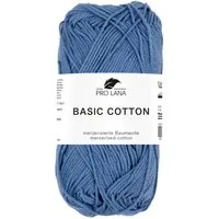 Pro Lana Pro Lana BASIC COTTON Baumwollgarn 50 g Häkelwolle, 125 m (Perfektes Baumwoll-Garn für leichte Pullover, Mützen und Accessoires), 50 g