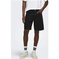 ONLY & SONS Jeansshorts ONSEDGE STAY BD 6992 AZG DNM SHORTS NOOS Baumwolle, straight fit