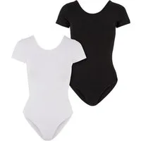 URBAN CLASSICS Body Ladies Organic Stretch Jersey Body 2-Pack
