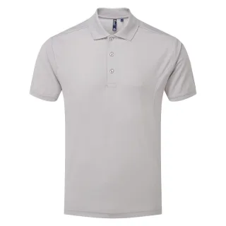 Premier - Poloshirt für Herren (Silber)