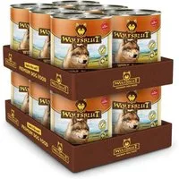 Wolfsblut Wide Plain Adult - hypoallergenes Nassfutter mit Pferd 12x800g, Nassfutter für: Hunde