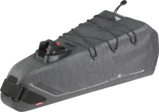KLICKfix Bikepack X Waterproof Satteltasche grau 8 - 10 L