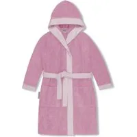 normani Kinderbademantel Kinder Bademantel aus Bio-Baumwolle Elounda, Bio-Baumwolle, Kapuze, Bindegürtel, Kinderbademantel aus weichem und schadtsofffreiem Material