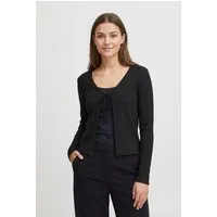 pieces Strickjacke PCKITTE LS TIE CARDIGAN JRS NOOS BC mit Bindeband