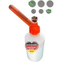 EKNA Handpfeife Flaschen Bong Set - kleine Pfeife - Für unterwegs, (Spar-Set, 3x Einlegesiebe 10mm & 3x Einlegesiebe 15mm), Immer und Überall dabei!