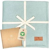 Babydecke DIKOS® Baby Decke für Neugeborene aus *100%* Bio Baumwolle, DIKOS, Kuscheldecke PREMIUM Qualität Geschenk zur Geburt, atmungsaktiv, clean
