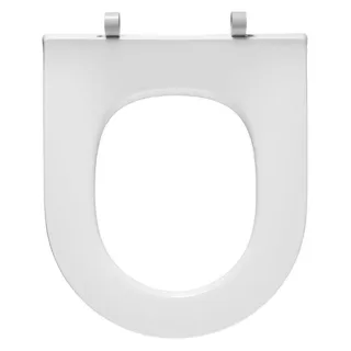 Pressalit Objecta D Pro WC-Sitz 997011-DF7999 weiß polygiene, ohne Deckel, Standard, Festscharnier DF7, Edelstahl