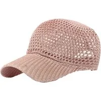 Zaewry Sonnenhut Damen-Strick-Mesh-Baseballkappe, Sommer-Sonnenhut