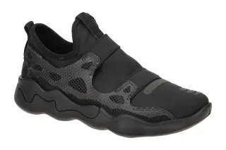 Ecco 810903 ELO - WOMEN Schwarz (black) Slipper Mesh Textil Stretch-Sockenkon...