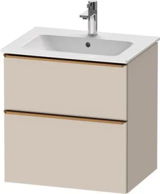 Duravit D-Neo Waschtischunterbau wandhängend Taupe Matt 610x462x625 mm - DE4361004910000 DE4361004910000