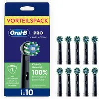 Oral-B Aufsteckbürsten Pro CrossAction, Zahnreinigung mit innovativen X-förmigen Borsten