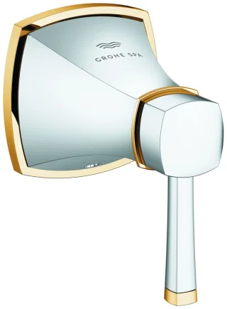 GROHE Unterputz-Ventil Oberbau Grandera 29420 Fertigmontageset chrom/gold, 29420IG0 29420IG0