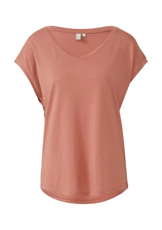 qs - T-Shirt orange - Gr. - L