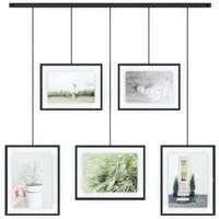 Umbra Bilderrahmen Collage Bilder-Display Exhibit 5er-Set schwarz