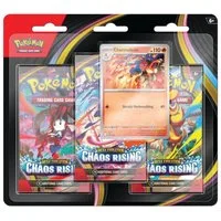 The Pokémon Company International Sammelkarte Pokemon Wachsendes Chaos 3er Blister DE
