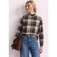 STREET ONE Langarmshirt mit Karomuster