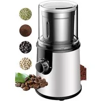 Luckice Kaffeemühle Elektrische Kaffeemühle,Edelstahl Klinge, Kaffeebohnenmühle, 360 W, 80 g Bohnenbehälter, für Kaffeebohnen, Kräuter, Nüsse, Körner