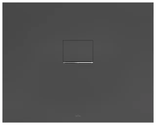 Villeroy & Boch Duschwanne Squaro Infinity (1080SQI2B) 1000x800x40mm Quaryl Anthracite UDQ1080SQI2BV1S