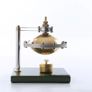 Assembly UFO Spin Suspension Steam Stirling Engine With Copper Boiler Educational Toys