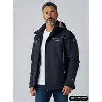 Blue Wave Funktionsjacke Klaas Herren Outdoor-Jacke Klaas - Regenjacke Wander- und Fahrradjacke