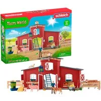 Schleich® Spielwelt FARM WORLD, Große Farm rot (42606), Made in Europe