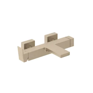 KLUDI-DECUS Wannenfüll- und Brause-Einhandmischer eigensicher Stainless Brushed Nickel PVD 54691N575
