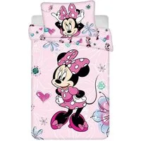 Jerry Fabrics Kinderbettwäsche Minnie Mouse, Renforcé, 2 teilig