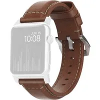 Nomad Smartwatch-Armband Strap Trad. Lthr. Brown Connect. 42/44/45/49mm