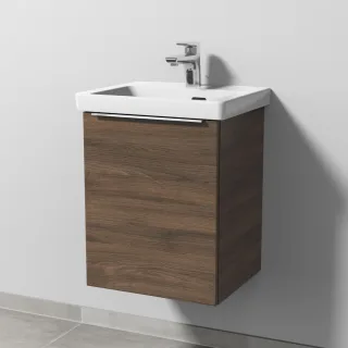 Sanipa 3way Waschtischunterbau zu Villeroy & Boch Subway 3.0 Waschtisch mit 1 Tür, Eiche-Arizona UM84280