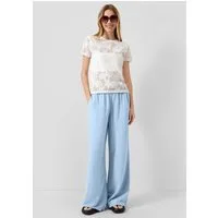 QS Chinos Hose Leinenmix-Hose