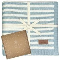 Babydecke DIKOS® Babydecke aus *100%* Bio Baumwolle Strickdecke Erstlingsdecke, DIKOS, PREMIUM Qualität atmungsaktiv, nachhaltig, plastikfrei, kuschelweich